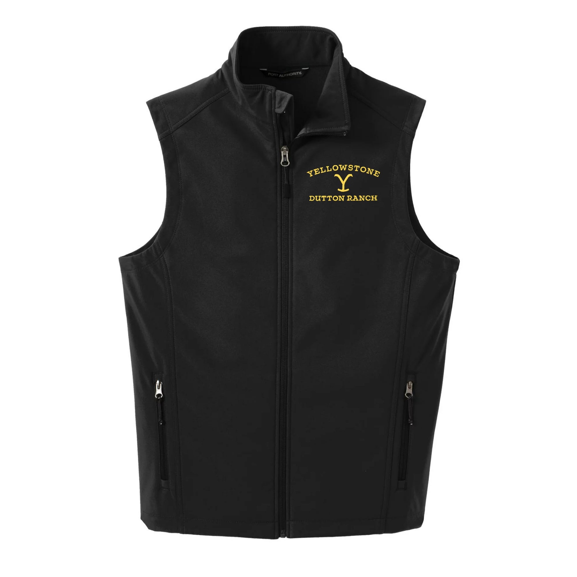 As Seen On Yellowstone Dutton Ranch Logo Core Soft Shell Vest