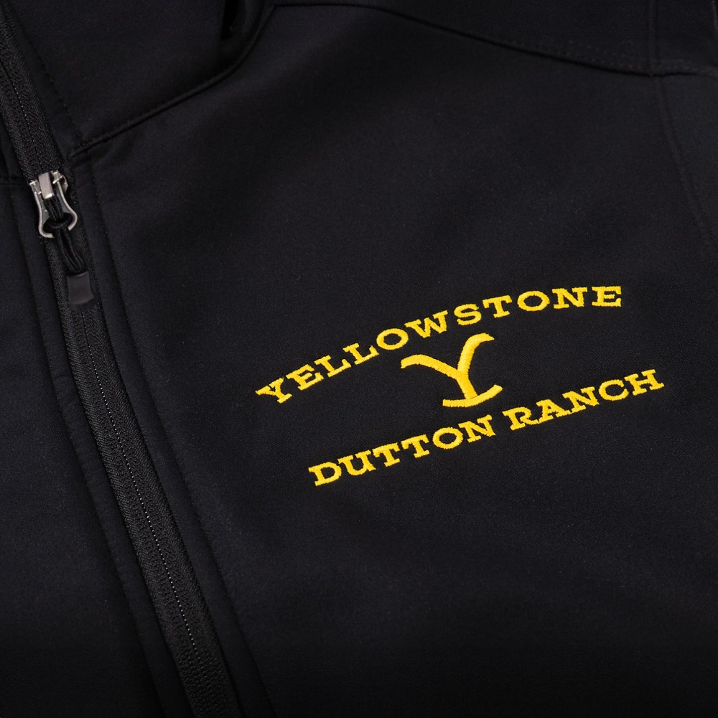 As Seen On Yellowstone Dutton Ranch Logo Core Soft Shell Vest - Paramount Shop