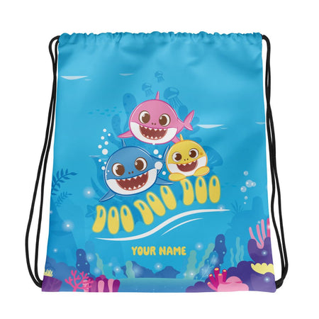 Baby Shark Doo Doo Doo Drawstring Bag - Paramount Shop