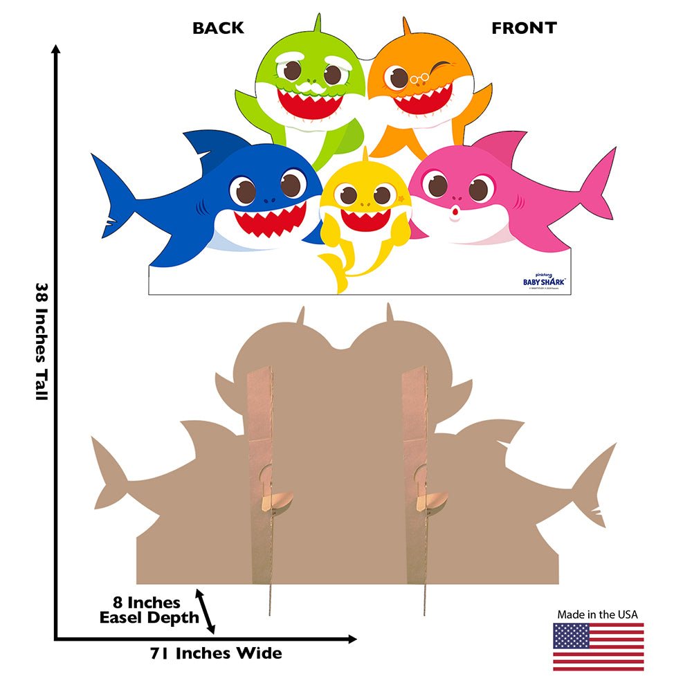 Baby Shark Group Standee - Paramount Shop