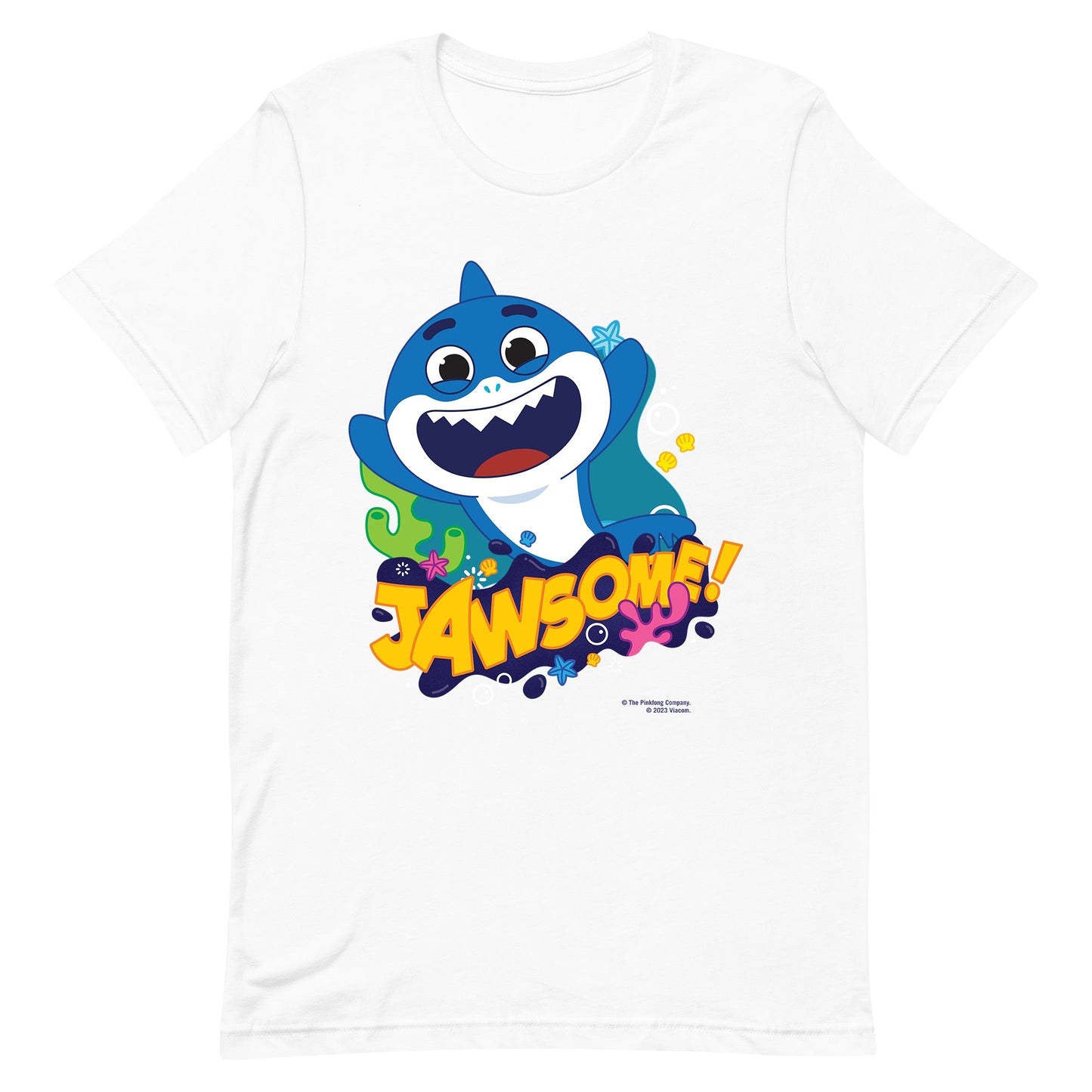 Baby Shark's Big Show Daddy Shark Personalized Adult Short Sleeve T - Shirt - Paramount Shop