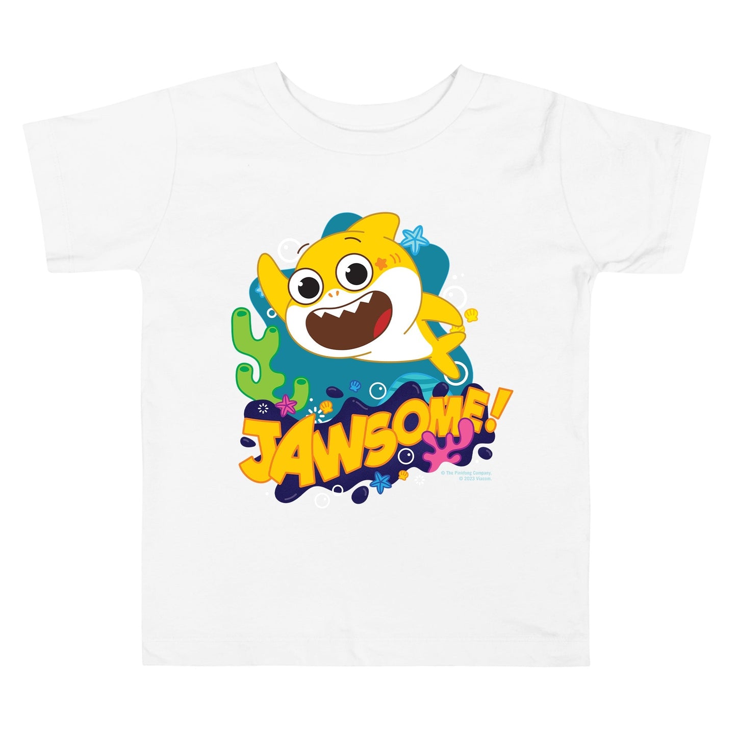 Baby Shark's Big Show Personalized Toddler Short Sleeve T - Shirt - Paramount Shop