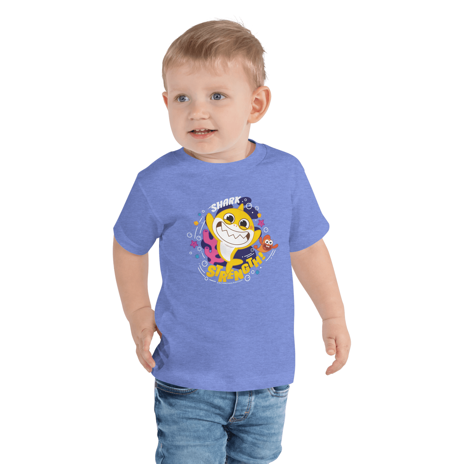 Baby Shark's Big Show Shark Strength Toddler Short Sleeve T - Shirt - Paramount Shop