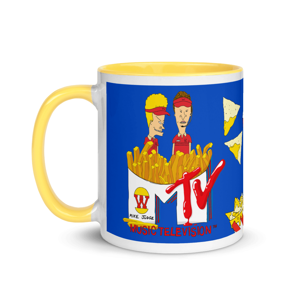 Beavis and Butt-Head Burger World Two-Tone Mug