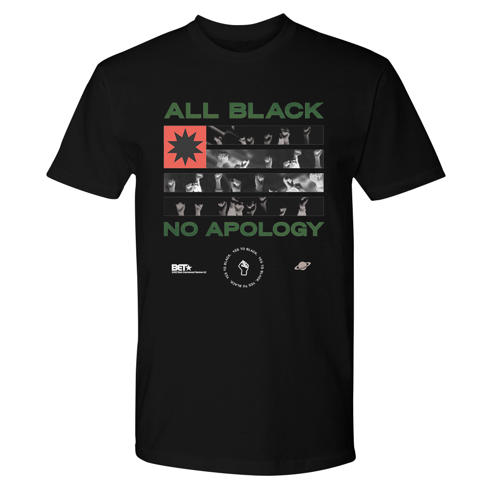 BET All Black Adult Short Sleeve T - Shirt - Paramount Shop