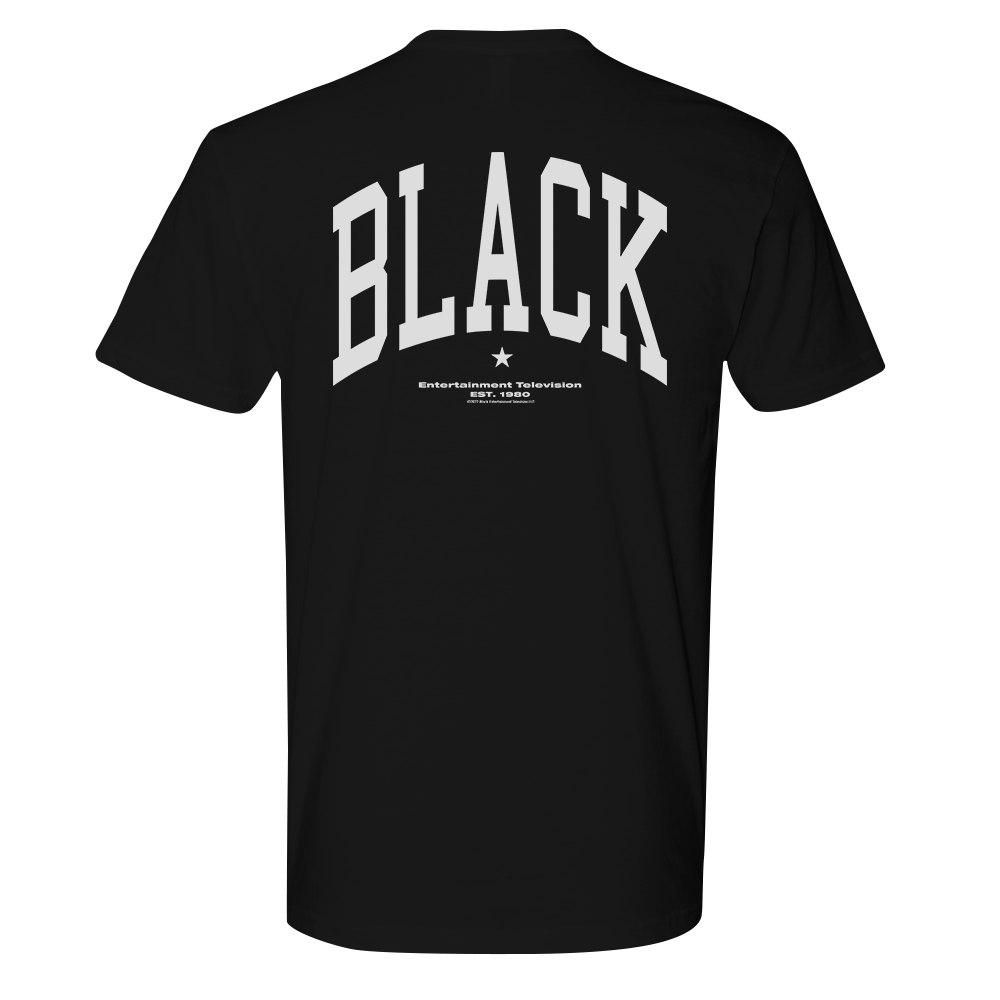 BET Black Collegiate Adult Short Sleeve T - Shirt - Paramount Shop
