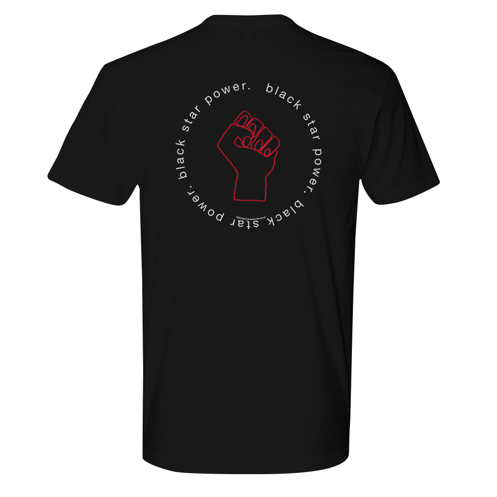 BET Black Star Power Adult Short Sleeve T - Shirt - Paramount Shop