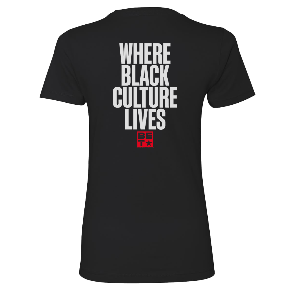 BET Where Black Culture Lives Women's Short Sleeve T - Shirt - Paramount Shop
