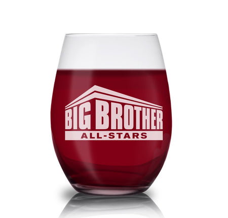 Big Brother All - Stars Logo Laser Engraved Stemless Wine Glass - Paramount Shop
