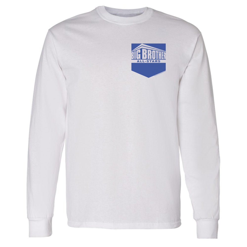 Big Brother All Stars Pocket Logo Adult Long Sleeve T - Shirt - Paramount Shop