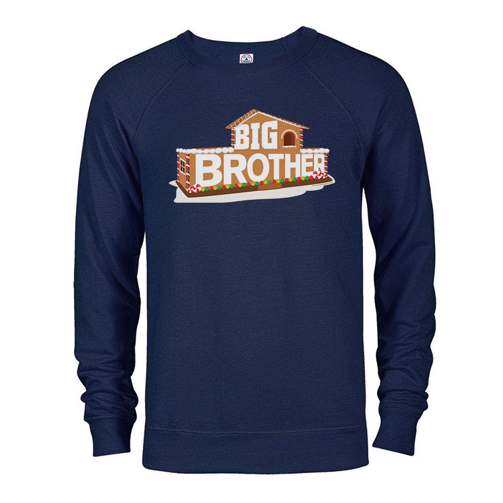 Big Brother Gingerbread House Logo Fleece Crewneck Sweatshirt - Paramount Shop