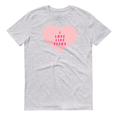Big Brother Heart Live Feeds Adult Short Sleeve T - Shirt - Paramount Shop