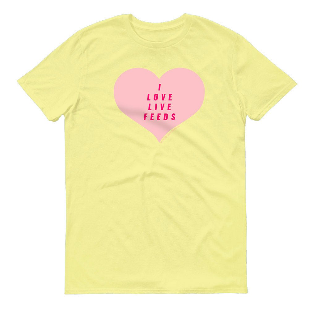 Big Brother Heart Live Feeds Adult Short Sleeve T - Shirt - Paramount Shop