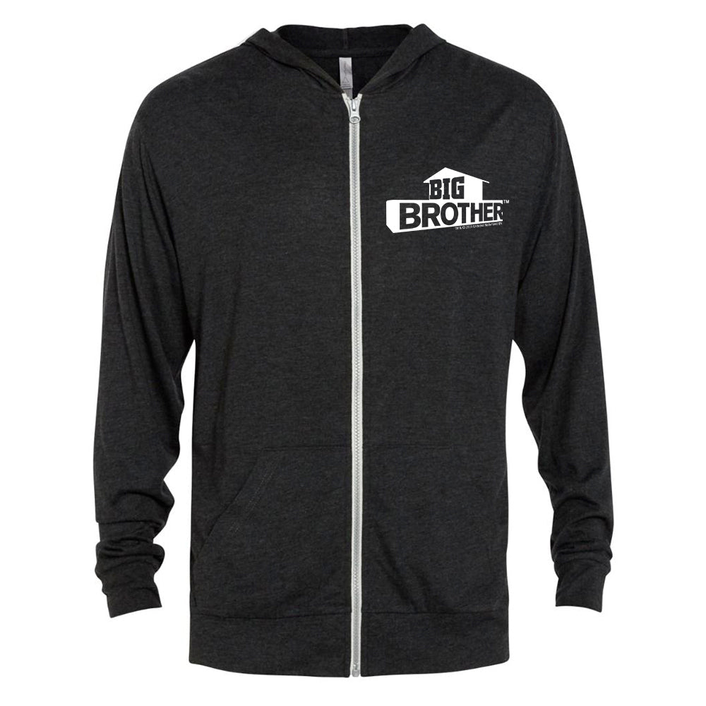 Big Brother Logo Tri - Blend Zip - Up Hooded Sweatshirt - Paramount Shop
