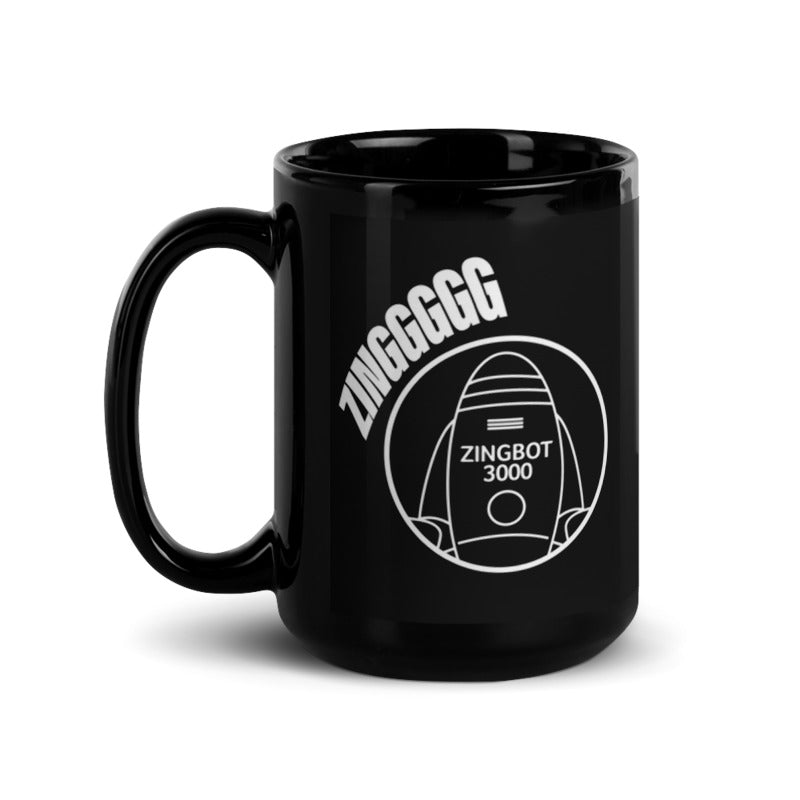 Big Brother Zingbot Black Mug - Paramount Shop