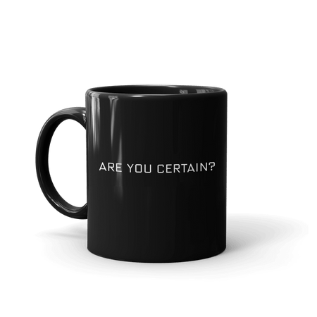 Billions Are You Certain? Black Mug - Paramount Shop