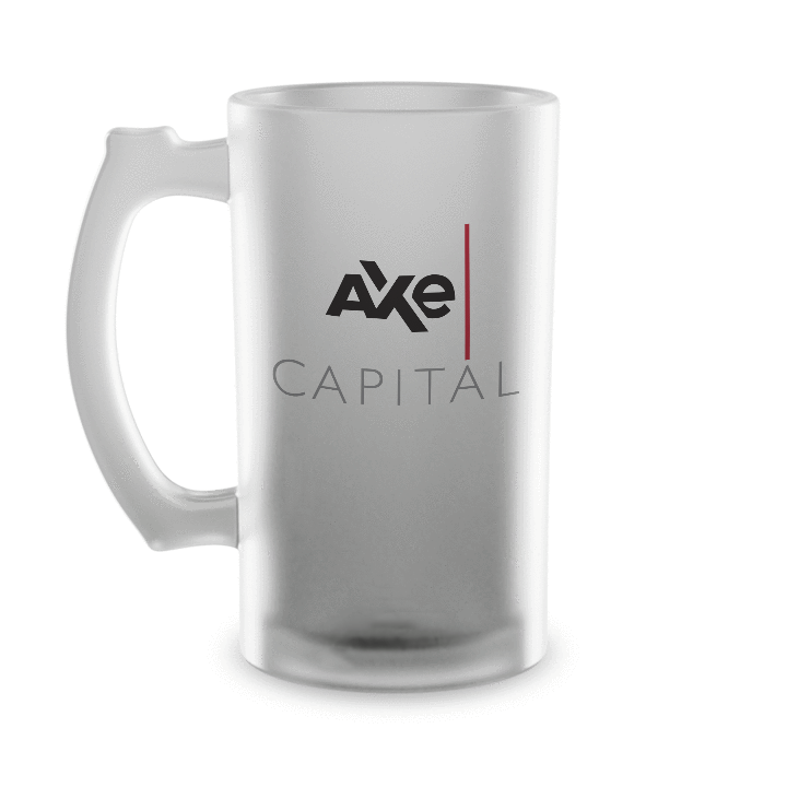 Billions Axe Capital Logo 16oz Frosted Beer Stein - Paramount Shop