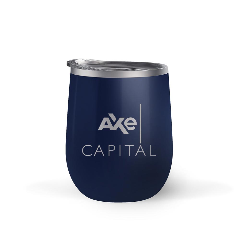 Billions Axe Capital Stacked Logo 12 oz Stainless Steel Wine Tumbler - Paramount Shop