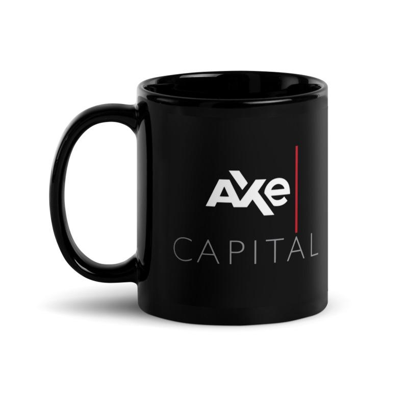 Billions Axe Capital gestapelt Logo Schwarz Tasse