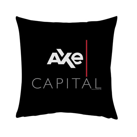 Billions Axe Capital Stacked Logo Throw Pillow - 16" x 16" - Paramount Shop