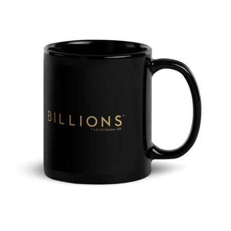 Billions Gold Logo Black 11 oz Mug - Paramount Shop