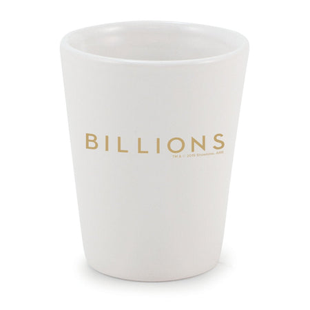 Billions Logo Ceramic Shot Glass - Paramount Shop