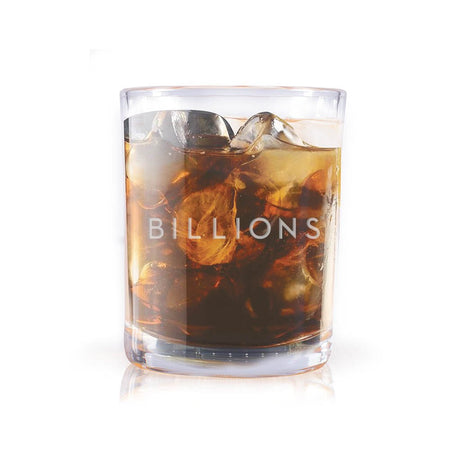 Billions Logo Rocks Glass - Paramount Shop