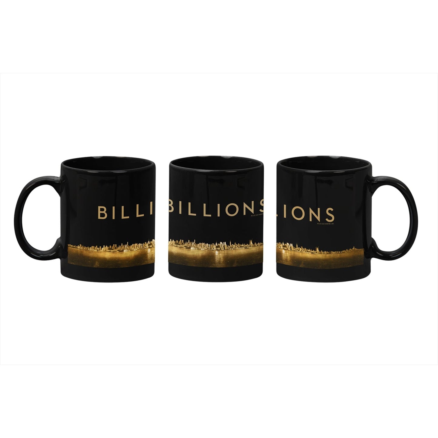 Billions Skyline Black Mug - Paramount Shop