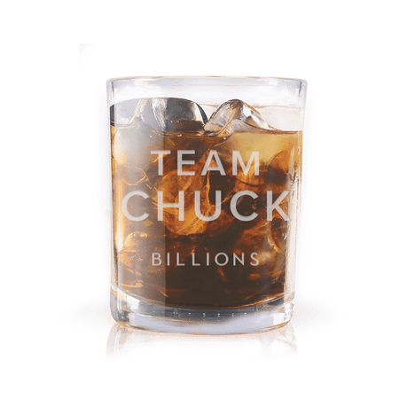 Billions Team Chuck Laser Engraved Rocks Glass - Paramount Shop
