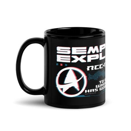 Star Trek: The Original Series Unternehmen Semper Exploro Schwarz Tasse