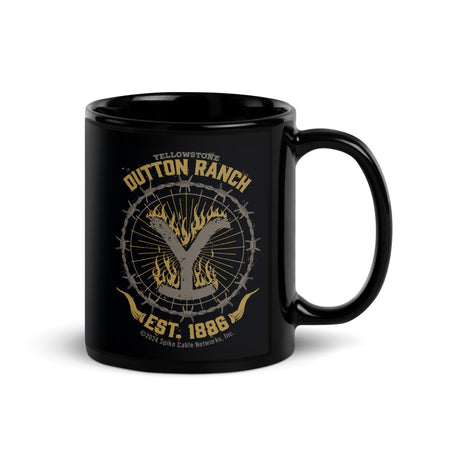 Yellowstone Flammende Logo Tasse