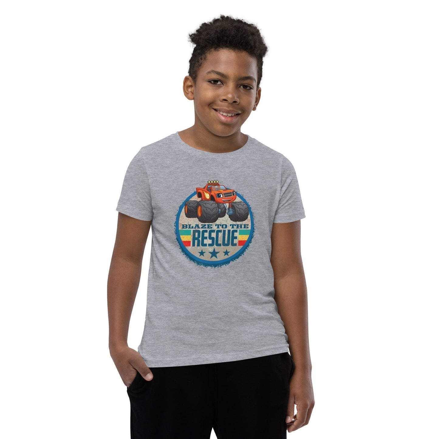 Blaze & The Monster Machines Blaze Rescue Kids T - Shirt - Paramount Shop