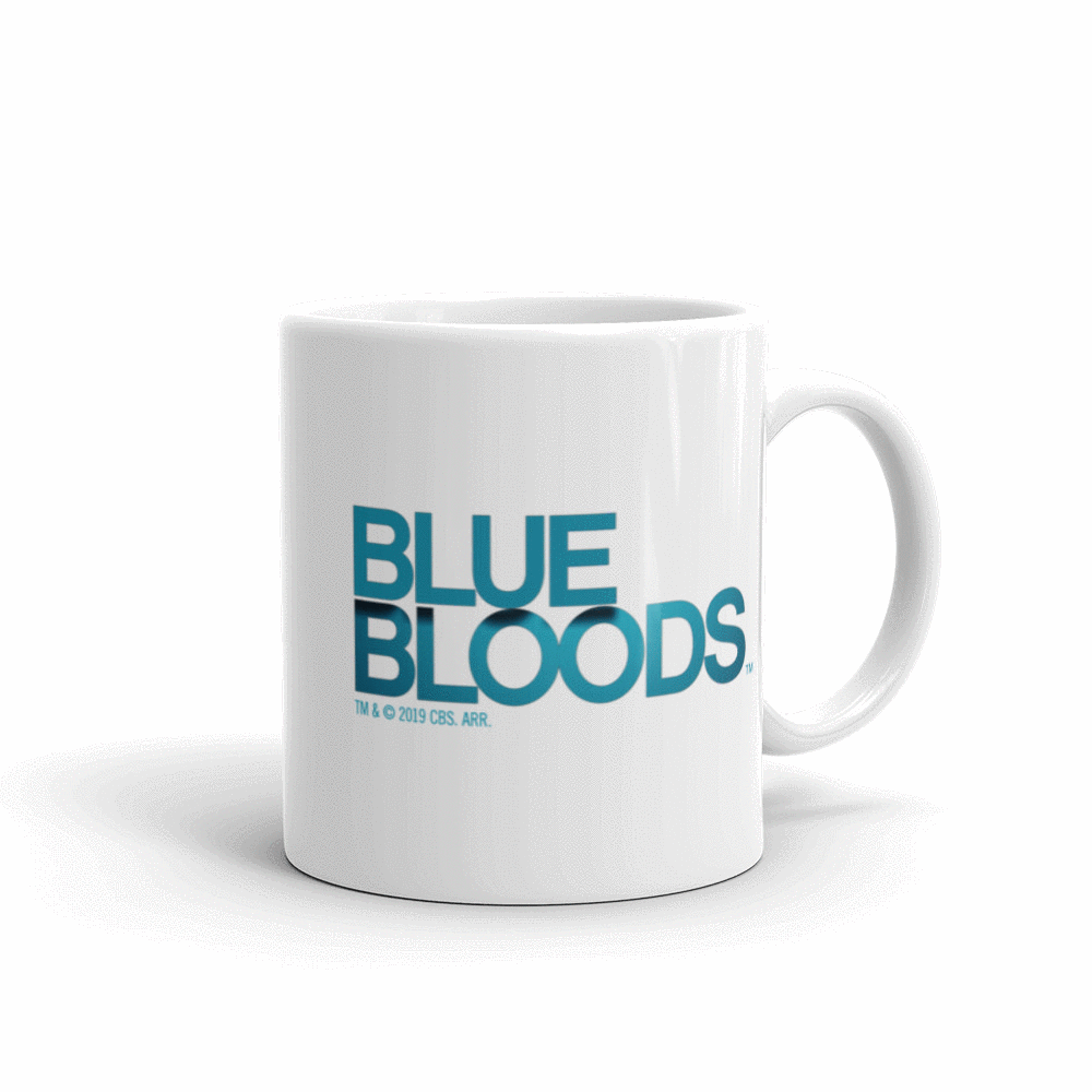 Blue Bloods Logo 11 oz White Mug - Paramount Shop