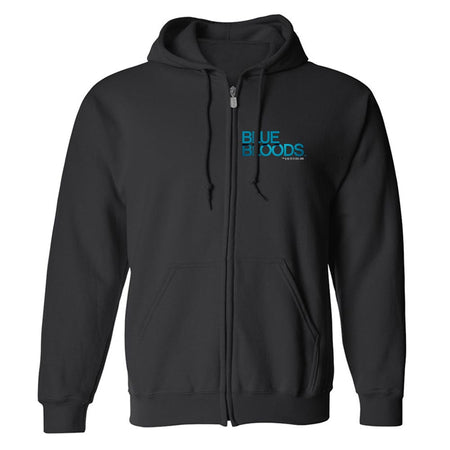 Blue Bloods Logo Fleece Zip - Up Hooded Sweatshirt - Paramount Shop