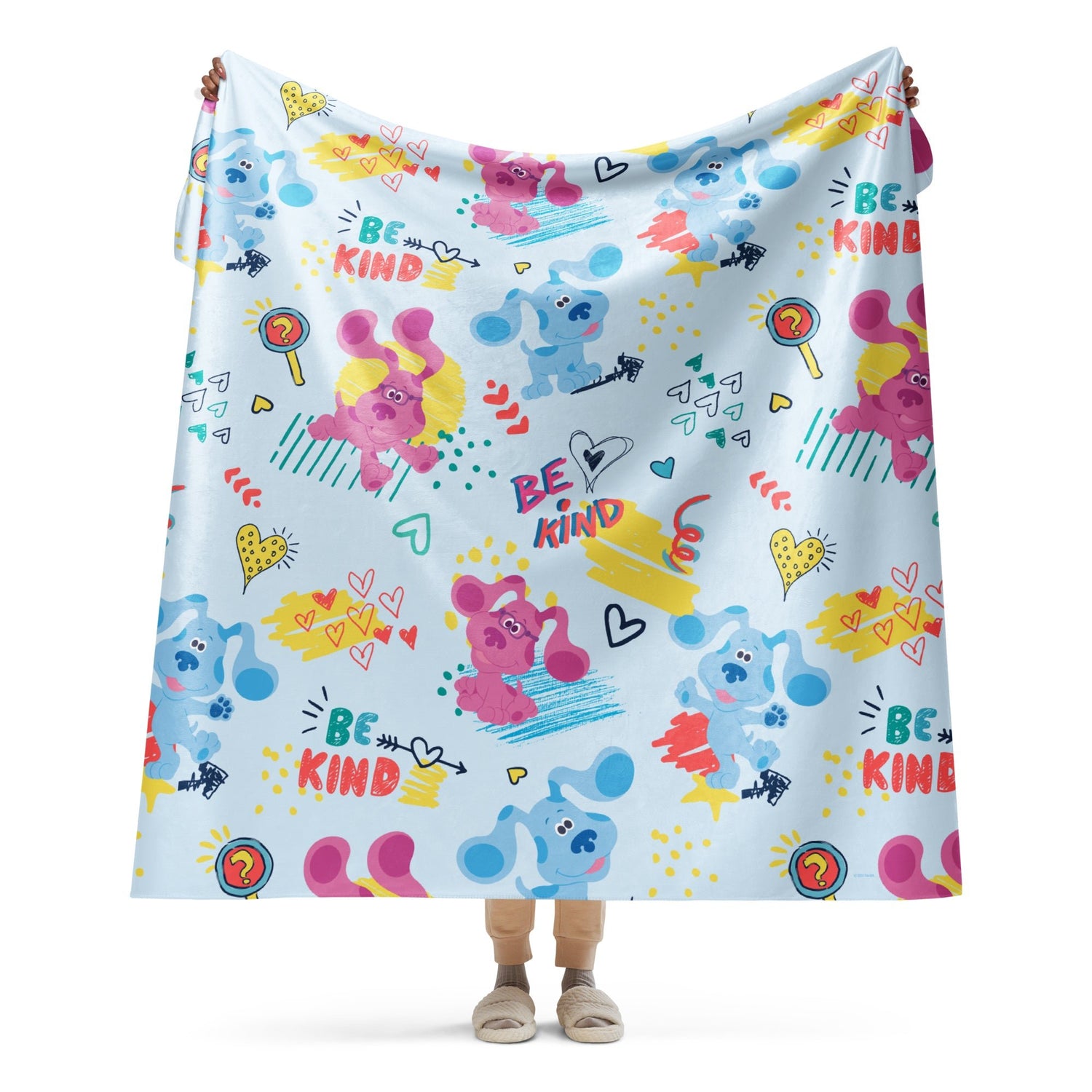 Blue's Clues Be Kind Sherpa Blanket - Paramount Shop