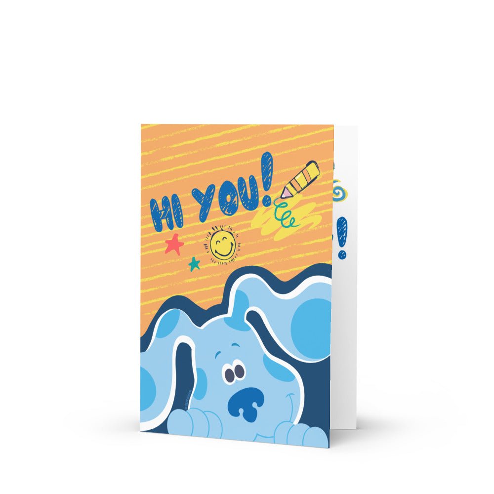 Blue's Clues Hi You! Birthday Card - Paramount Shop