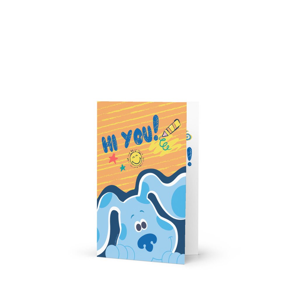 Blue's Clues Hi You! Birthday Card - Paramount Shop