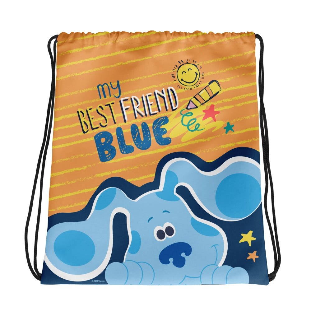 Blue's Clues My Best Friend Personalized Drawstring Bag - Paramount Shop