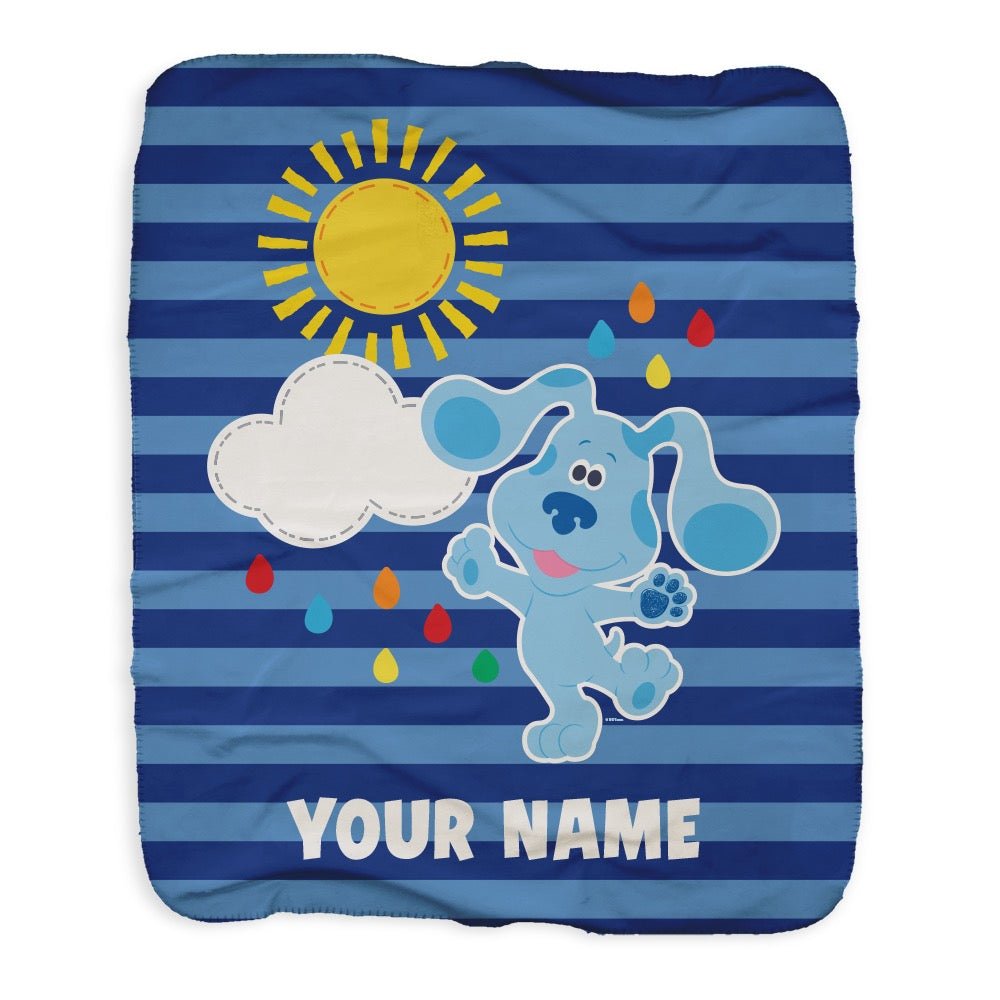 Blue's Clues & You! Personalized Sherpa Blanket - Paramount Shop