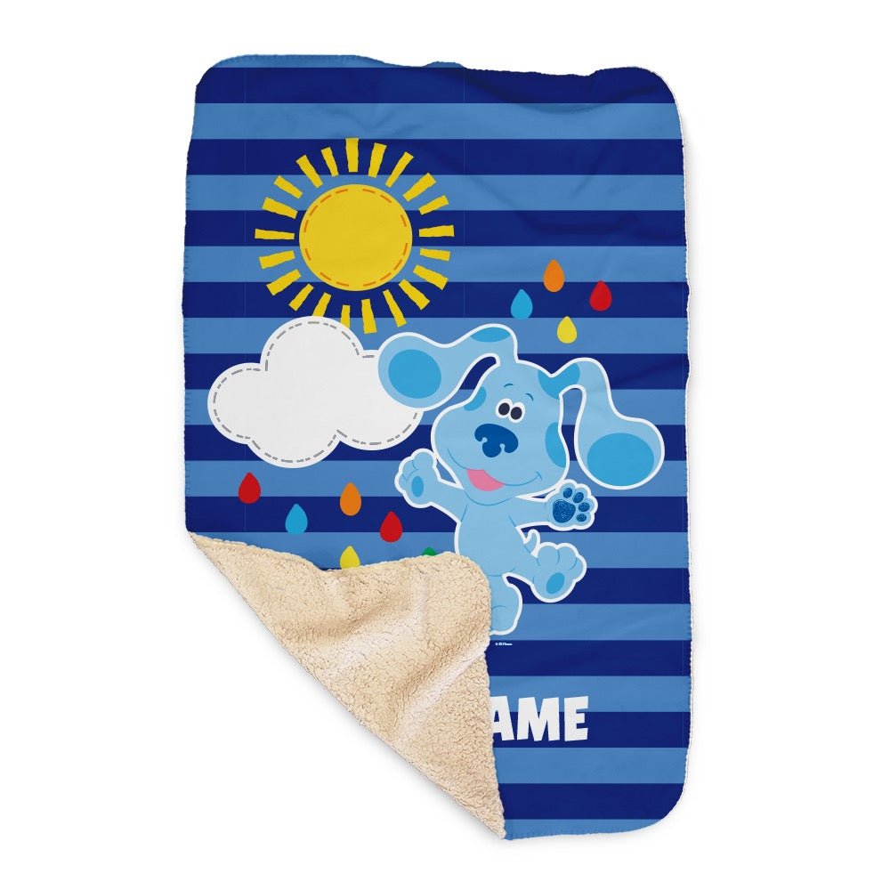 Blue's Clues & You! Personalized Sherpa Blanket - Paramount Shop