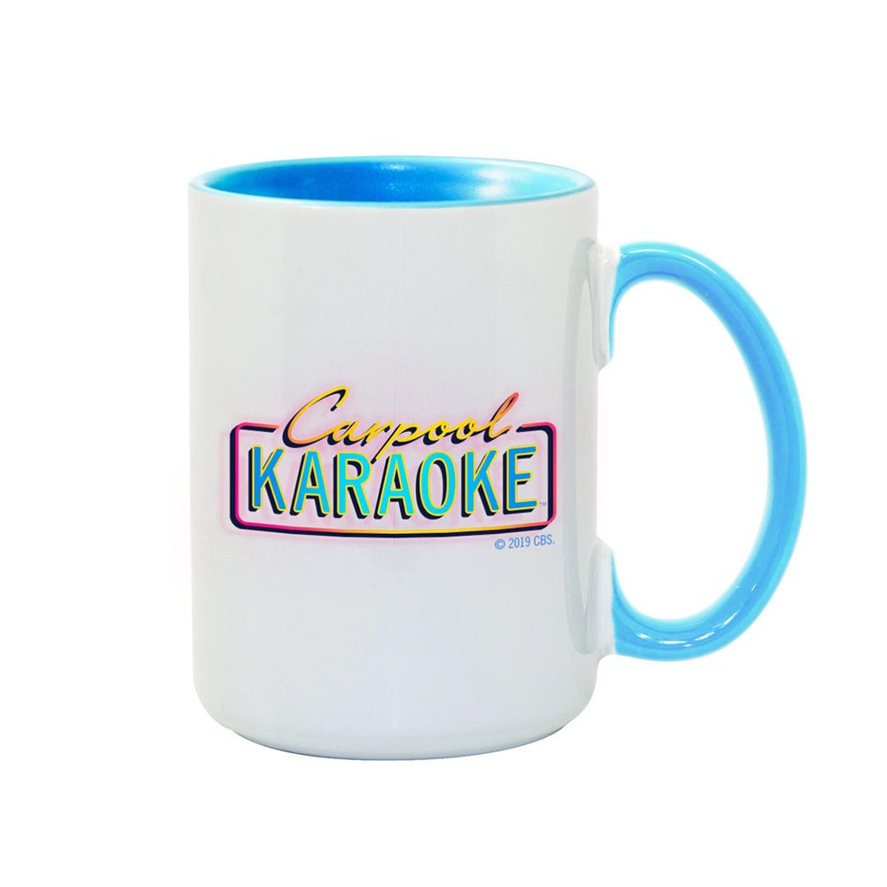 Carpool Karaoke Neon Logo Colored 15 oz Mug - Paramount Shop