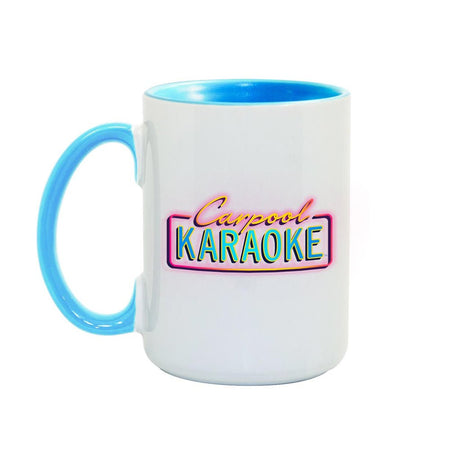 Carpool Karaoke Neon Logo Colored 15 oz Mug - Paramount Shop