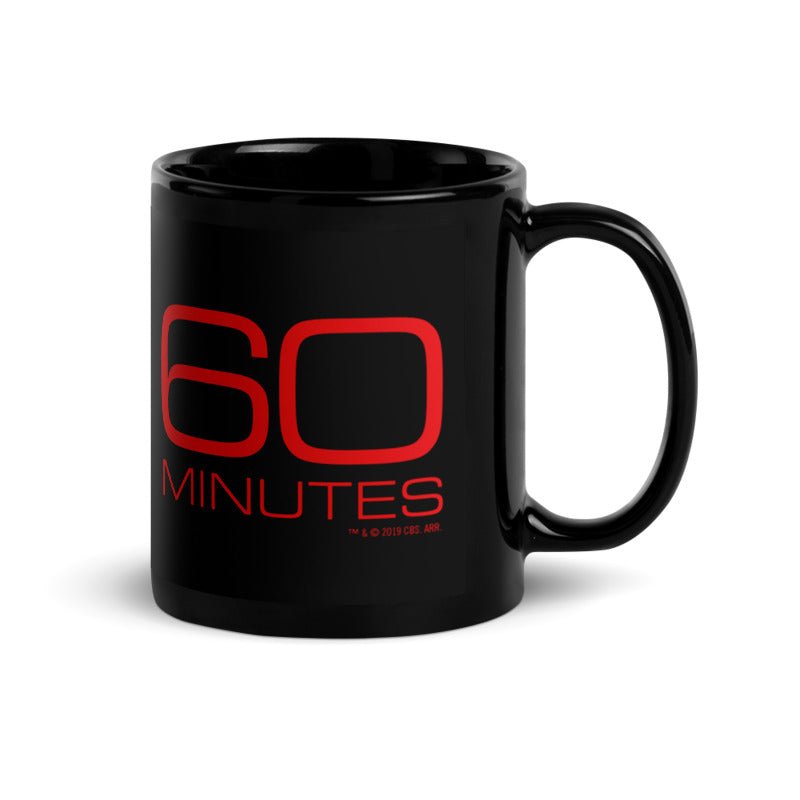 CBS News 60 Minutes 11 oz Black Mug - Paramount Shop