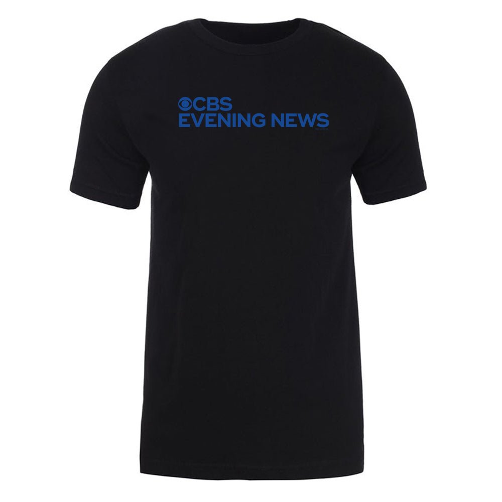 CBS News Evening News Logo Adult Short Sleeve T - Shirt - Paramount Shop