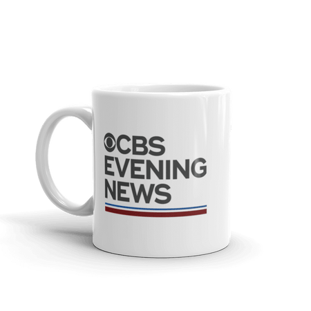 CBS News Evening News White Mug - Paramount Shop
