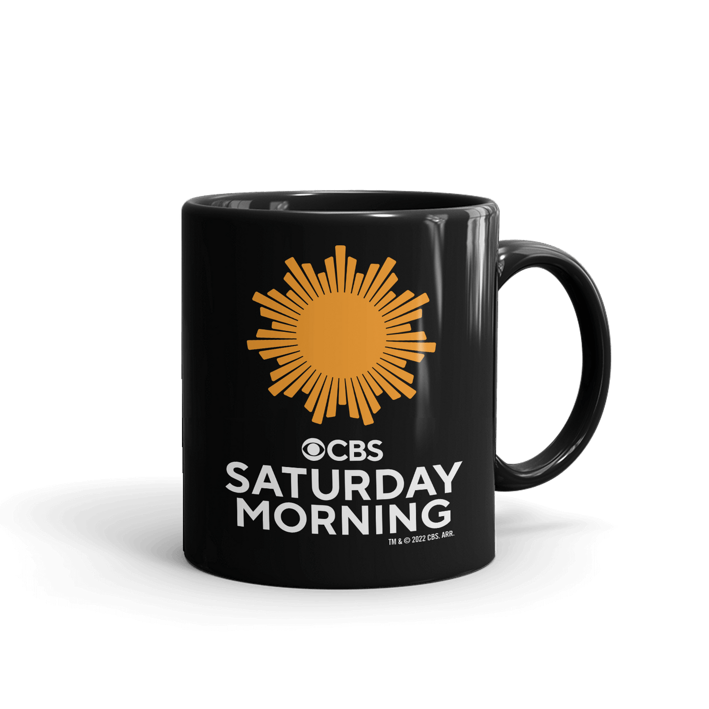CBS News Saturday Morning Black Mug - Paramount Shop