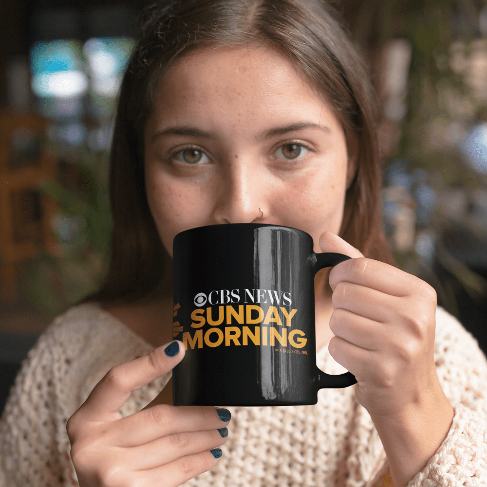 CBS News Sunday Morning 11 oz Black Mug - Paramount Shop