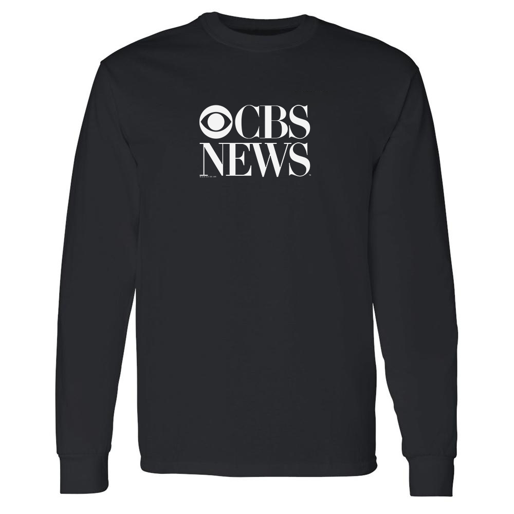 CBS News Vintage Logo Adult Long Sleeve T - Shirt - Paramount Shop