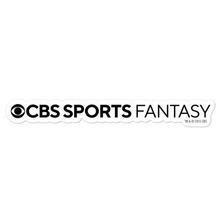 CBS Sports Fantasy Logo Die Cut Sticker - Paramount Shop