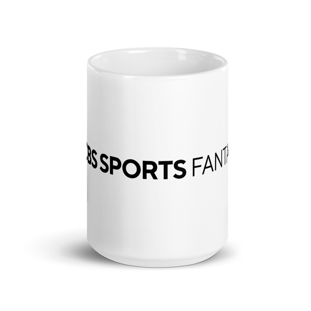 CBS Sports Fantasy Logo White Mug - Paramount Shop